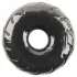 Pulselock Forge - black wheel-patterned TPE penis ring (19 mm)