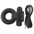 Pulselock Vantr - rechargeable vibrating penis ring (black) - 25 mm