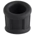 Pulselock Cocktura - ribbed silicone cock ring (black) - 30 mm
