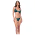 Mapalé - Strappy Floral Bra and Panty Set (Green) - L/XL