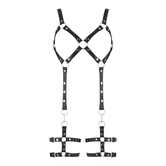 ZADO - Leather Body Harness - Black - L/XL