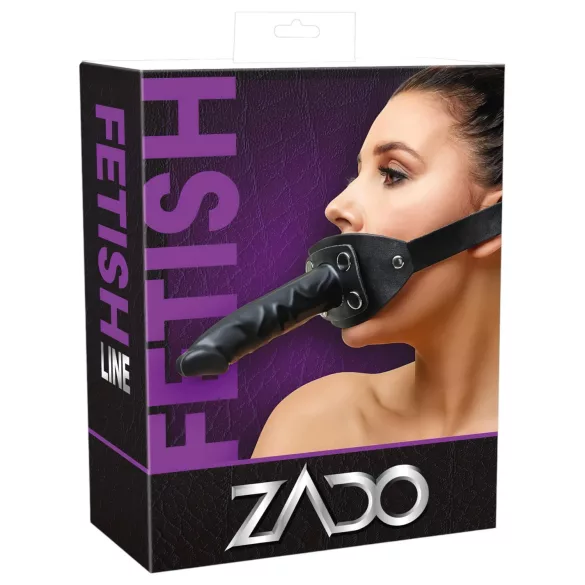 ZADO - Black Silicone Penis Gag