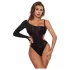 JSY 013 - shimmering bodysuit (black)