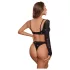 JSY 013 - shimmering bodysuit (black)