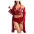 JSY 058 - erotic lingerie set - red (L-XL)