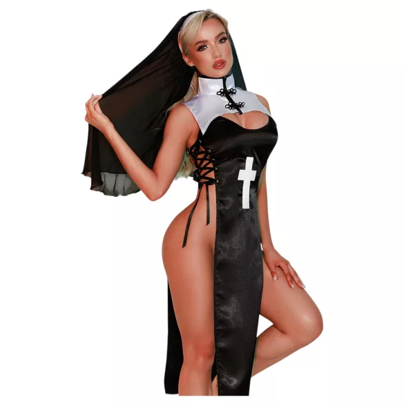 JSY 085 - nun costume (black)