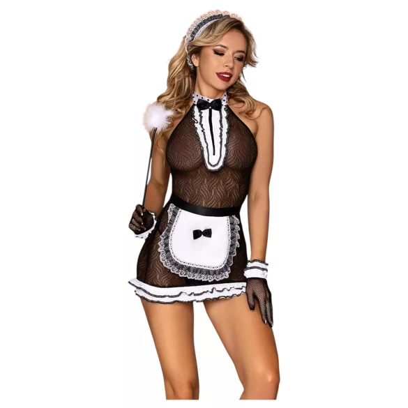 JSY 098 - maid costume - white/black