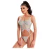 JSY 036 - erotic lingerie set (blue) - L/XL