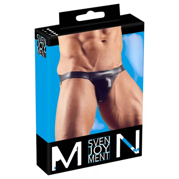 Svenjoyment – Shiny Black Jockstrap - L