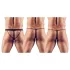 Svenjoyment - Men's Black Thong Set (3-Piece) S-L
