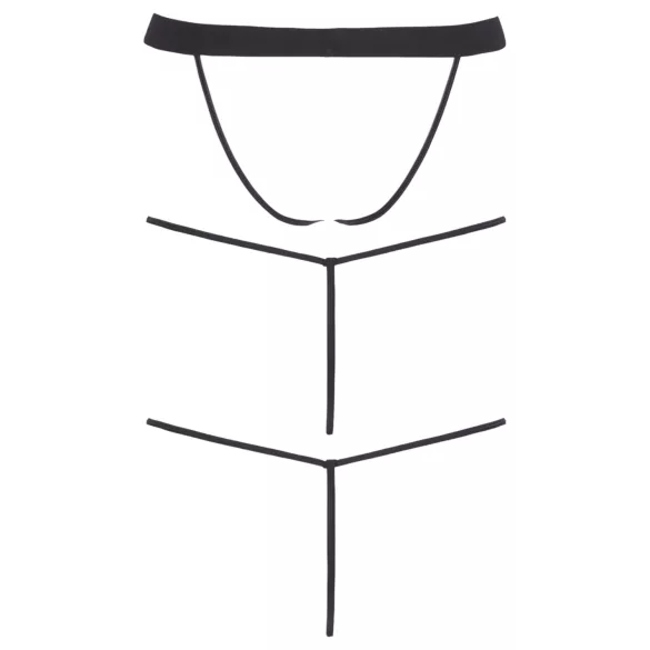 Svenjoyment - Men's Black Thong Set (3-Piece) S-L