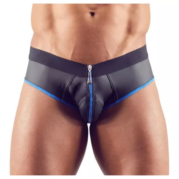 Svenjoyment - Open Jock Briefs (Black-Blue) - M