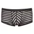 Transparent Striped Boxer Briefs (Black)