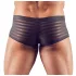 Transparent Striped Boxer Briefs (Black)  - M