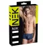 NEK - Blue Boxer Briefs with Black Lace-Up and Mesh Panels - L