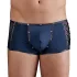 NEK - Blue Boxer Briefs with Black Lace-Up and Mesh Panels - L