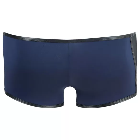 NEK - Blue Boxer Briefs with Black Lace-Up and Mesh Panels - L