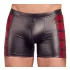 NEK - Black Boxer Briefs with Red Side Panels and Zipper