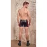 NEK - Black Boxer Briefs with Red Side Panels and Zipper