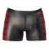 NEK - Black Boxer Briefs with Red Side Panels and Zipper
