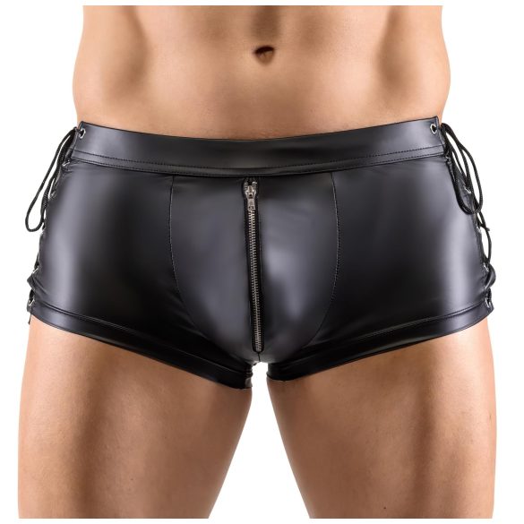 Svenjoyment - Lace-Up Matte Black Boxers - L
