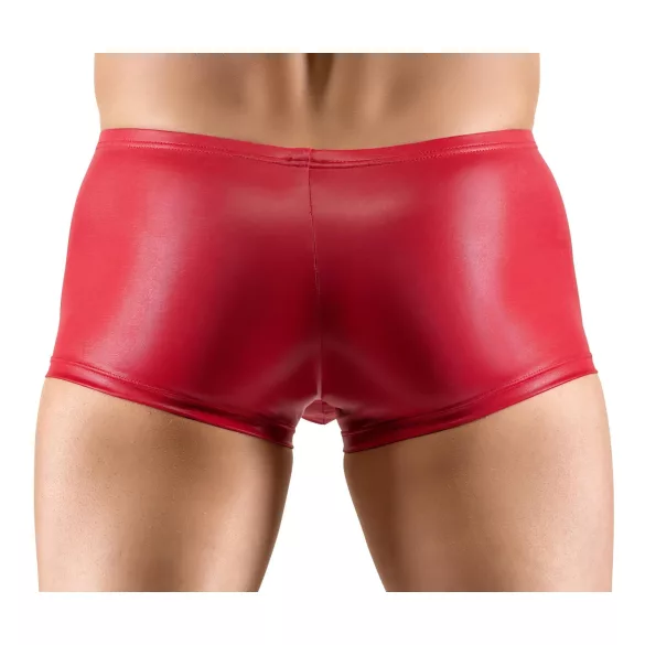 Svenjoyment - Shiny Push-Up Boxer Briefs (Red) - M