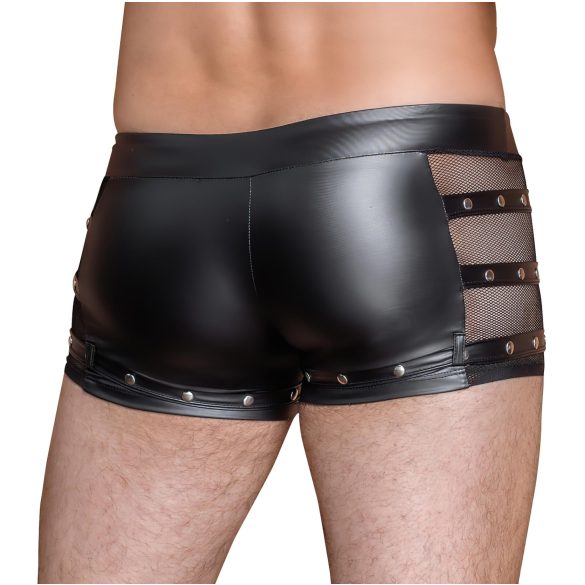 NEK - Black Boxer with Rivets and Zipper - L