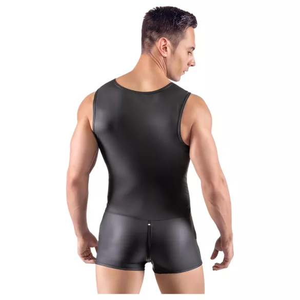 Svenjoyment - Men's Sleeveless Black Romper - L