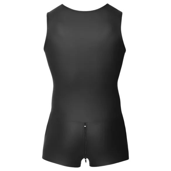 Svenjoyment - Men's Sleeveless Black Romper - L