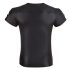 NEK - Matte Finish Men's Black Short Sleeve Top