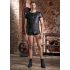 NEK - Matte Finish Men's Black Short Sleeve Top