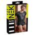 NEK - Matte Finish Men's Black Short Sleeve Top - L