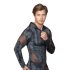 NEK - Men's Black Hoodie with Snake Print - L