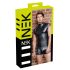 NEK - Men's Black Top with Studs and Fishnet Details