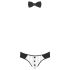Svenjoyment - Men's Waiter Thong Costume Set (Black & White) - L