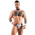 Svenjoyment - Men's Waiter Thong Costume Set (Black & White) - XL