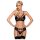 Obsessive 818-SEG-1 - Rhinestone Lingerie Set (Black) - L/XL