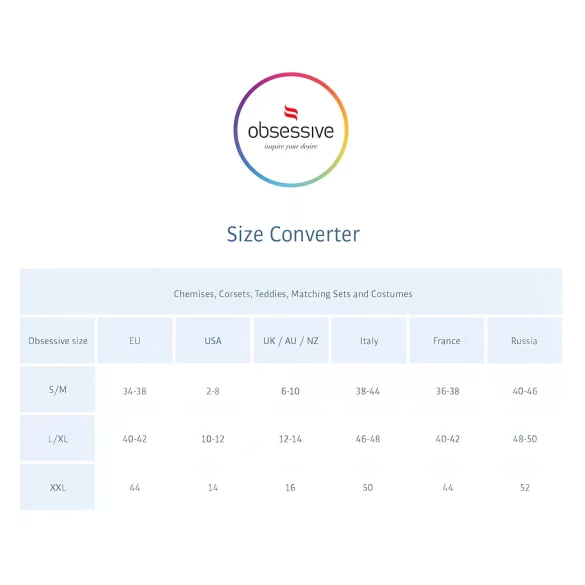 Obsessive Emperita - Black Lingerie Set with Delicate Embroidery