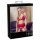 Abierta Fina - Sparkling Chain Lingerie Set (Red) - M