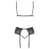 Kissable - lingerie set (black) - L/XL