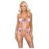 Kissable - Rose Embroidered Lingerie Set (Pink)