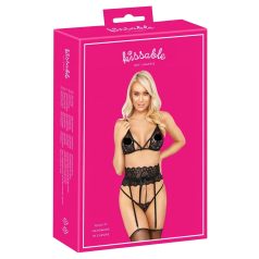 Kissable - Waistband Bra Set (Black)