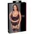 Cottelli Plus Size - adjustable bra set (red) - 90C/XL