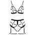 Cottelli - Two-Piece Body Harness Set (Black)