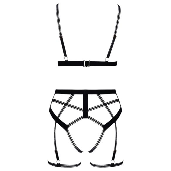 Cottelli - Two-Piece Body Harness Set (Black) - M