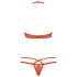 Obsessive 838-SET-3 - Strappy Lace Bra Set (Red)