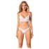 Obsessive Set Heavenly - Lacy Bra Set (White) - M/L