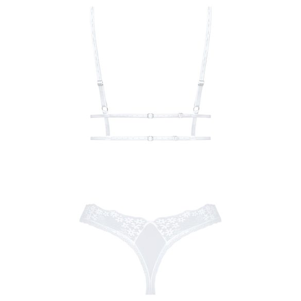 Obsessive Set Heavenly - Lacy Bra Set (White)