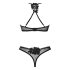 Obsessive Latinesa - Black Lingerie Set - XL/XXL