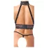 Abierta Fina - Chain Open Lingerie Set (Black)
